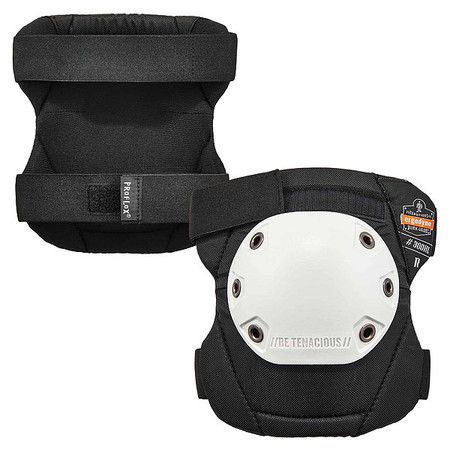 PROFLEX BY ERGODYNE Rounded Cap Knee Pad, H/L White Cap, PR 300HL