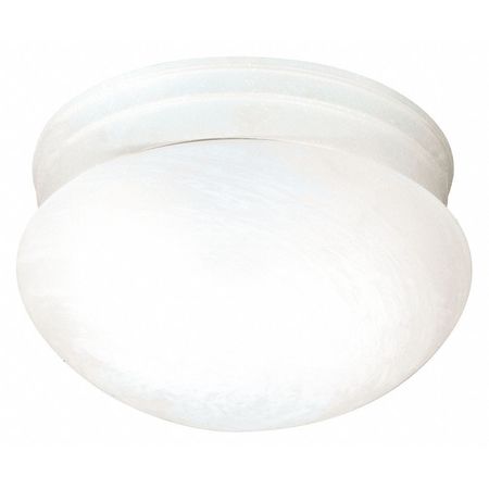 NUVO 2 Light 10 in. Flush Mount Medium Alabaster Mushroom Texture SF76-613