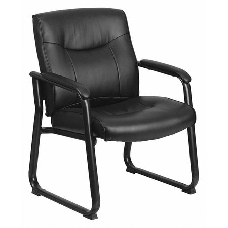 Flash Furniture Executive Side Reception Chair, 29"L39-1/4"H, Padded, LeatherSeat, HerculesSeries GO-2136-GG