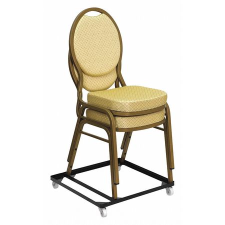 FLASH FURNITURE Black Stack Chair Dolly FD-BAN-CH-DOLLY-GG