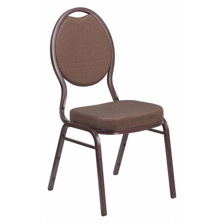 Flash Furniture Banquet Chair, 21"L37-3/4"H, FabricSeat, HerculesSeries FD-C04-COPPER-008-T-02-GG