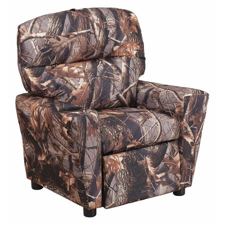 Flash Furniture Camo Fabric Kids Recliner, 25" to 39" x 28" BT-7950-KID-CAMO-GG