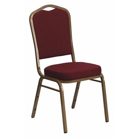 Flash Furniture Banquet Chair, 20-1/4"L38"H, FabricSeat, HerculesSeries FD-C01-ALLGOLD-3169-GG