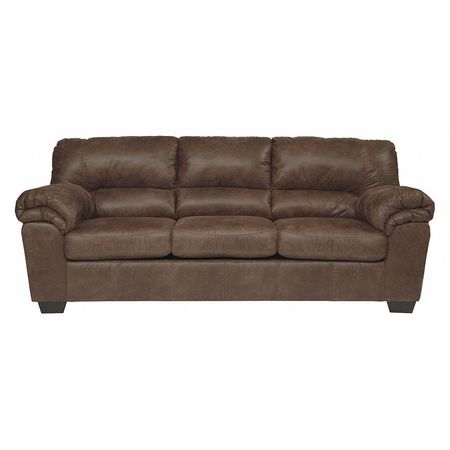 Flash Furniture Sofa, 36" x 38", Upholstery Color: Coffee FSD-1209SO-COF-GG