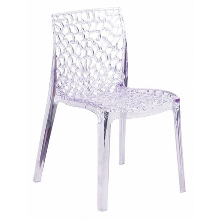 Flash Furniture Clear Stacking Side Chair FH-161-APC-GG