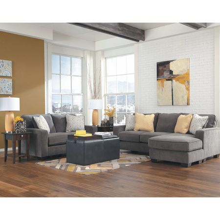 Flash Furniture Marble Microfiber Living Set, 40" to 64" x 38" FSD-7979SET-MBL-GG