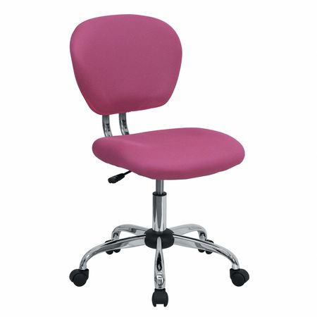 Flash Furniture Task Chair, 17-1/4" to 21", Pink H-2376-F-PINK-GG
