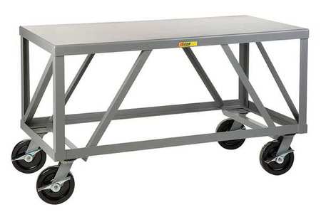 LITTLE GIANT Mobile Table, 60" L x 36" W x 34" H IPH-3660-8PHBK