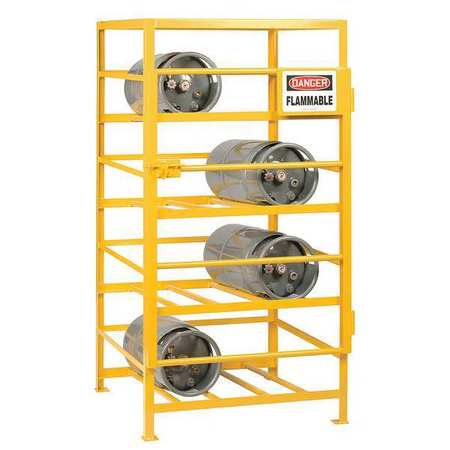 Little Giant Gas Cylinder Rack, 36x48, Capacity 12 GSC-3648-70