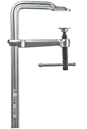 BESSEY 24 in Bar Clamp, Tempered Drop-Forged Steel Handle and 4 3/4 in Throat Depth GS60K