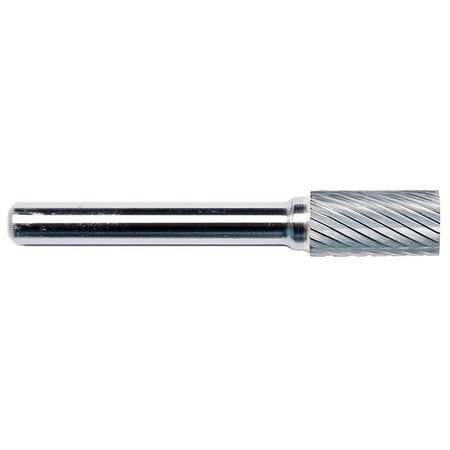 Zoro Select Carbide Bur, Cylindrical Flat End, 5/16 19D636