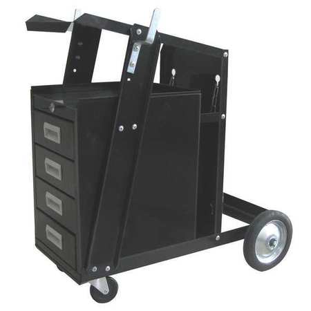 WESTWARD Welding Cart with Drawers 19D984