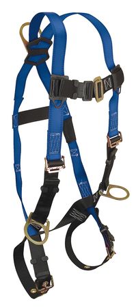 CONDOR Full Body Harness, Universal, Polyester 19F381