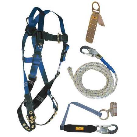 Condor Roofer's Harness Kit, Size: Universal 19F394