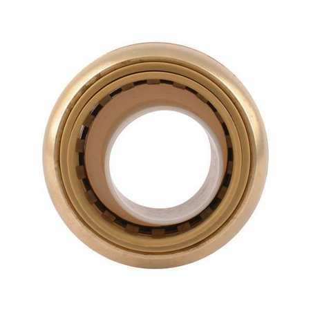 Sharkbite Push-to-Connect, Threaded Male Adapter, 1 in Tube Size, Brass, Brass U140LF