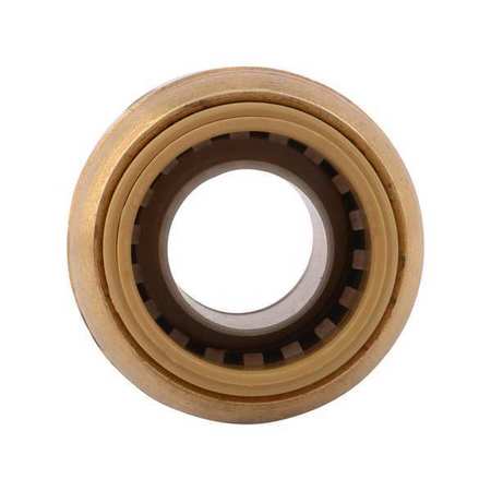 Sharkbite Push-to-Connect, Threaded Female Reducing Adapter, 3/4 in Tube Size, Brass, Brass U092LF