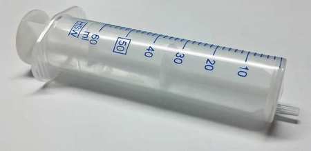Henke-Ject Plastic Syringe, Luer Slip, 50 mL, PK30 4850001000