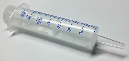 Henke-Ject Plastic Syringe, Catheter, 50 mL, PK30 4850002000