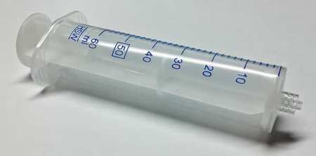 Henke-Ject Plastic Syringe, Luer Lock, 50 mL, PK30 4850003000