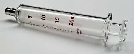 Fortuna Glass Syringe, Metal Luer Lock, 20 mL 7.140-41
