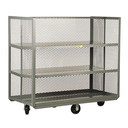 LITTLE GIANT Bulk Storage Cart, 60x28, 3 Shelves PPT-2860-6M