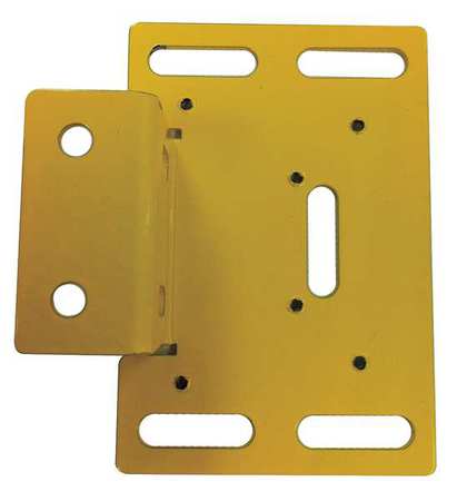 SAF-T-FENCE Interlock Mounting Plate, Powder Coated SAF-INTHRD