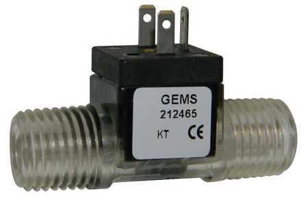 GEMS SENSORS Flow Rate Sensor, Turbine, 65 GPM Max 19H256