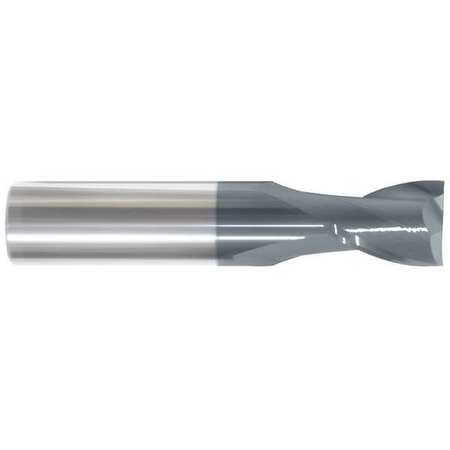 ZORO SELECT Carbide End Mill, 1/4In, 2FL, Single 202-001133