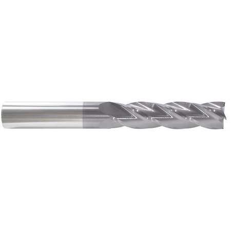 Zoro Select Carbide End Mill, 1/8In, 4FL, Single, 3In 218-001004