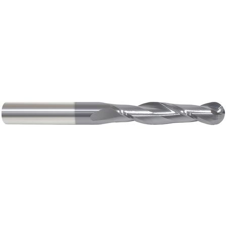 ZORO SELECT Carbide End Mill, 1/8In, 2F, Single, 2-1/4In 224-001004