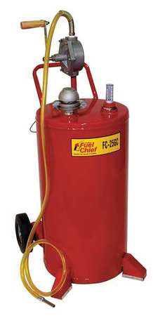 Johndow Industries 25 gal Red Steel Fuel Caddy Gasoline, Kerosene FC-25GC