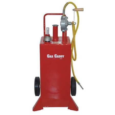 Johndow Industries 30 gal Red Steel Fuel Caddy Gasoline, Kerosene HGC-30UL