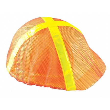 OCCUNOMIX Hard Hat Cover, For Use With Hard Hats Orange V896-RO