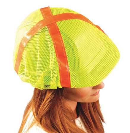 Occunomix Hard Hat Cover, For Use With Hard Hats Yellow V896-RY