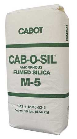 CABOT 10 lb CAB-O-SIL M5, White, Silica Base 1-52BG