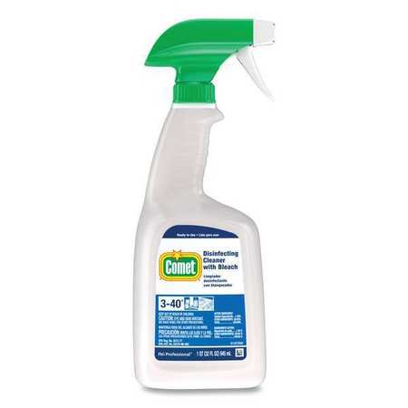 COMET Cleaner and Disinfectant, 32 oz. Trigger Spray Bottle, Unscented, 8 PK 30314