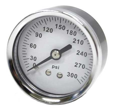 SPEEDAIRE Pressure Gauge, For Use With Mfr. Model Number: 2MLW4 PN22N033G