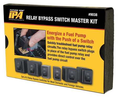 Ipa Fuel Pump Relay Bypas Master Kit, 6 Pc 9038