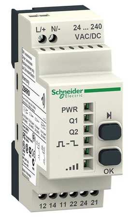 SCHNEIDER ELECTRIC Programmable Receiver, 1 LED, plastic ZBRRD