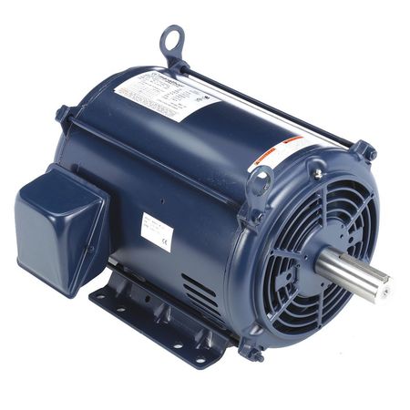 MARATHON MOTORS 3-Phase Belt Drive Motor, 5, 2 1/5 HP, 215T Frame, 460V AC Voltage, 1,765/1,175 Nameplate RPM 215TTDW7203