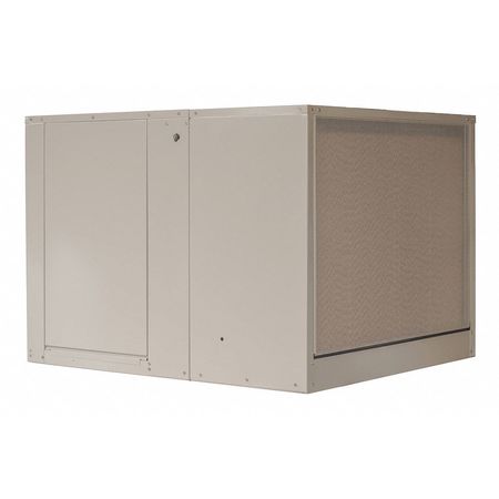 MASTERCOOL Ducted Evaporative Cooler 7000 cfm, 2300 sq. ft., 7 gal, 1 HP, Belt AS1C7112