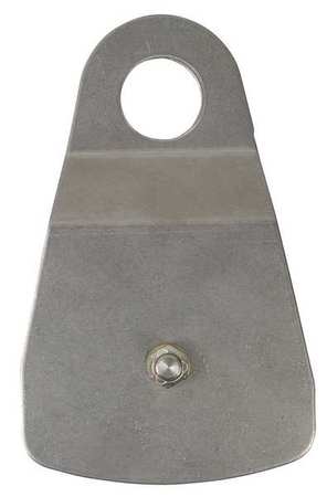 GEMTOR Pulley, Stainless Steel, Silver 51C