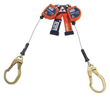 3M Dbi-Sala Leading-Edge Self Retracting Lifeline, 8 ft., Orange 3500227