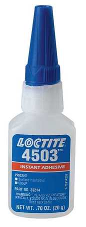 Loctite Epoxy Adhesive, 4503 Series, Tan, 0.7 oz, Dual-Cartridge 650493