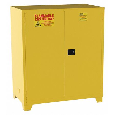 Jamco Flammable Safety Cabinet, 120 Gal., Yellow FM120YP