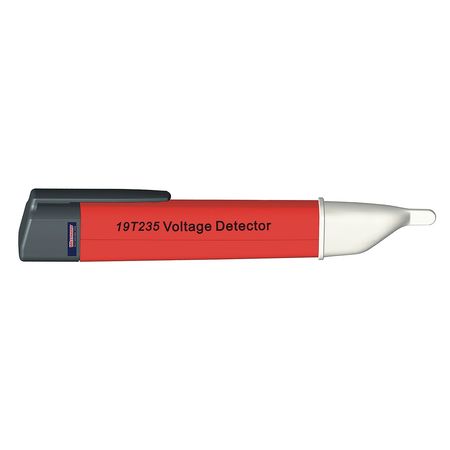 WESTWARD Voltage Detector, 50 to 600V AC, Visual Indication, CAT IV 600V Safety Rating 19T235