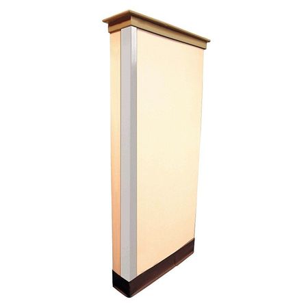 Cortech Corner Guard, Flame Retardant, White, 3"W X 48"H CGTWH3X3