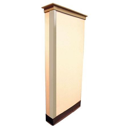 Cortech Corner Guard, Flame Retardant, Beige, 3"W X 48"H CGTBG3X3