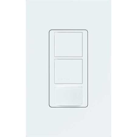 Lutron Dual Circuit Switch, Partial-On, White MS-PPS6-DDV-WH