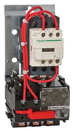 Schneider Electric Nonreversing NEMA Magnetic Motor Starter, No Enclosure NEMA Rating, 480V AC, 3 Poles, 1NC/1NO T36AN13T7